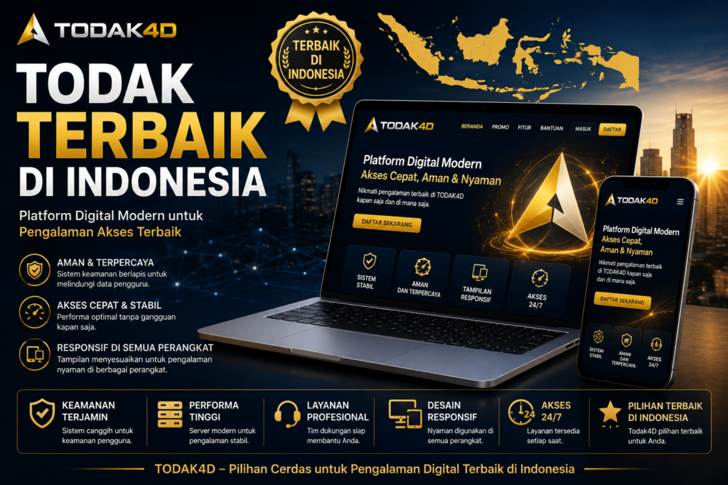 TODAK Terbaik di Indonesia Platform Modern TODAK4D