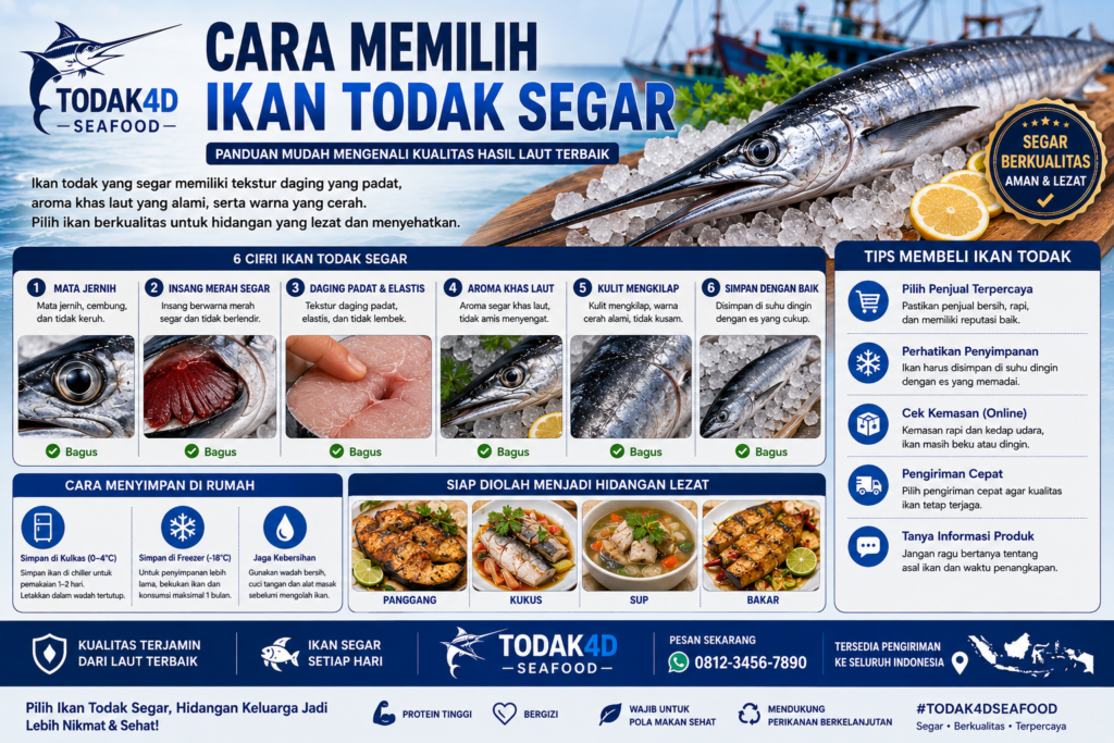 Cara Memilih Ikan Todak Segar Todak4d Mengenali Kualitas Ikan