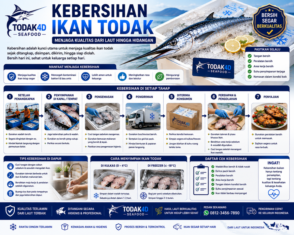 Kebersihan Ikan Todak4d Cara Menjaga Kualitas Seafood