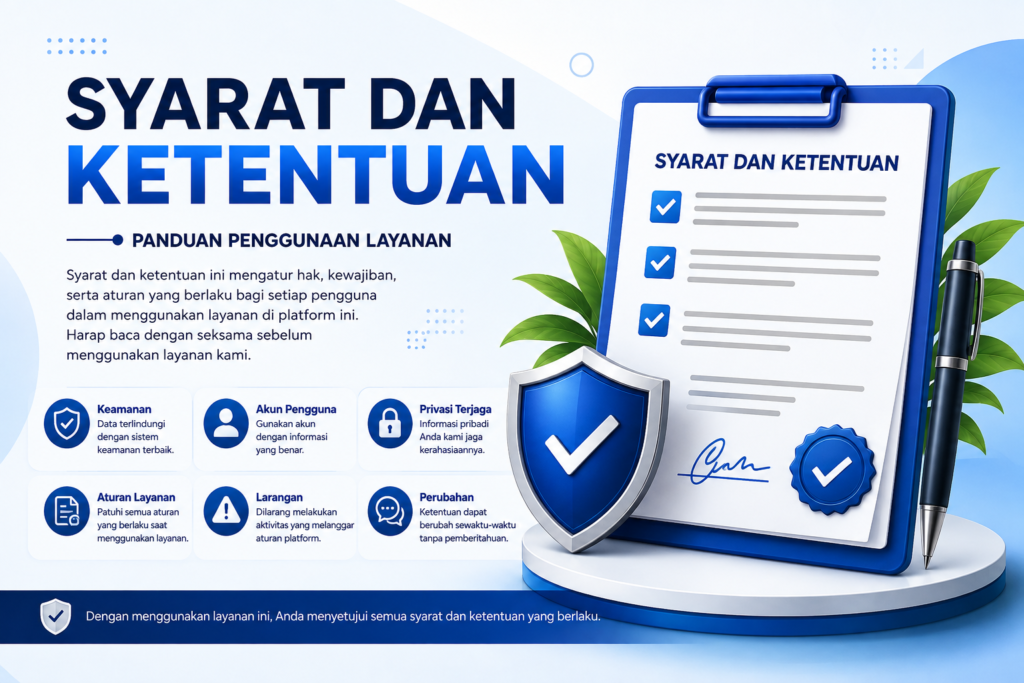 Syarat dan Ketentuan Panduan Layanan Digital Todak4d